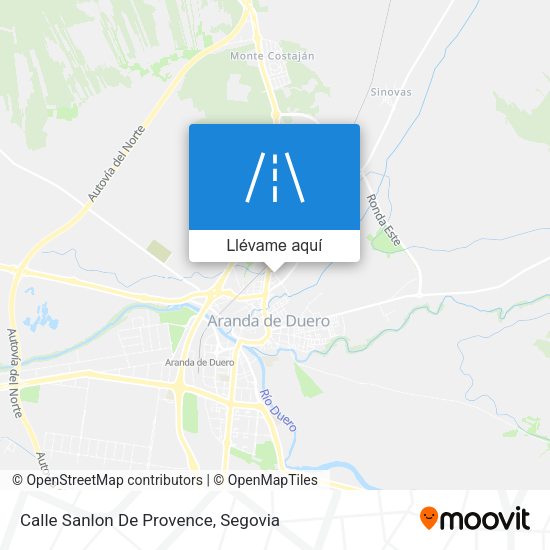Mapa Calle Sanlon De Provence