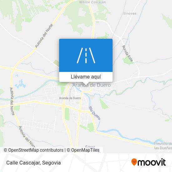 Mapa Calle Cascajar