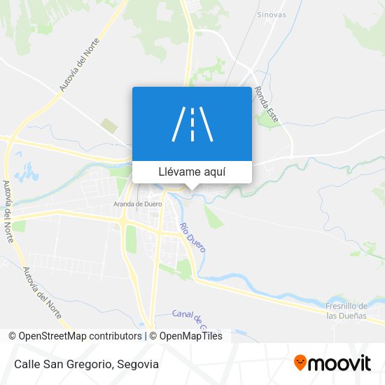 Mapa Calle San Gregorio