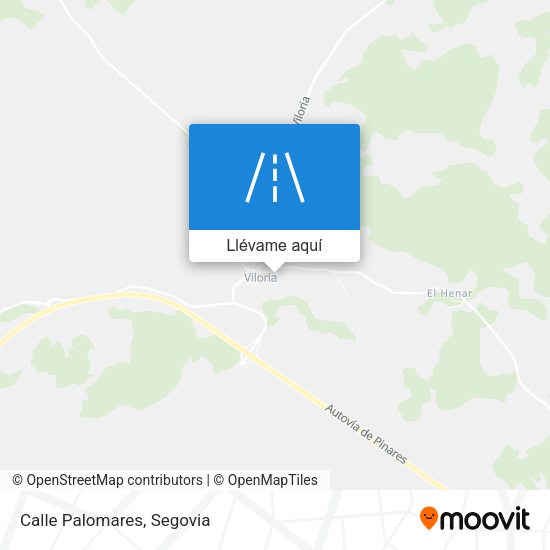 Mapa Calle Palomares