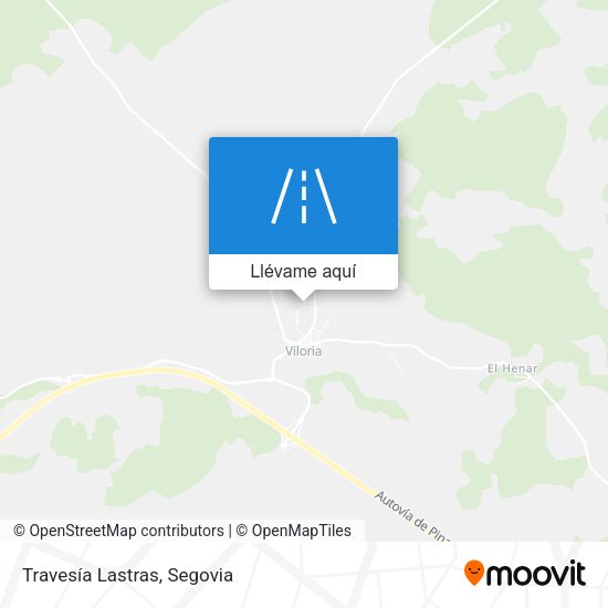 Mapa Travesía Lastras
