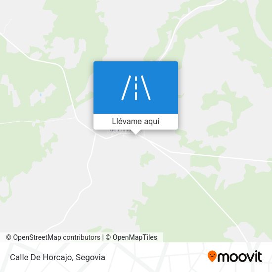Mapa Calle De Horcajo