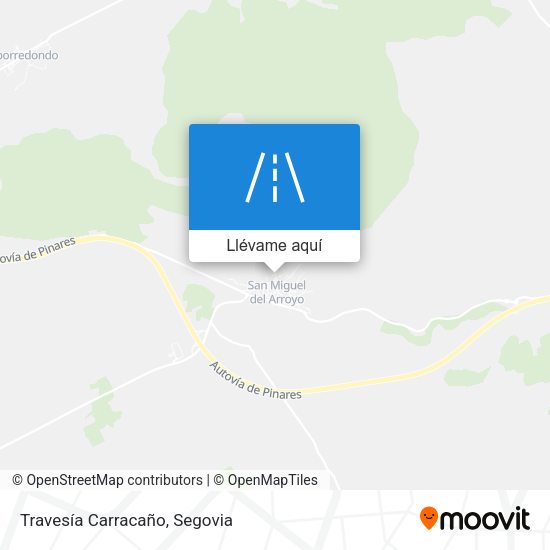 Mapa Travesía Carracaño