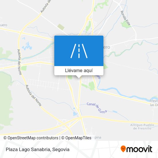 Mapa Plaza Lago Sanabria