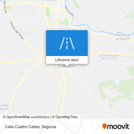 Mapa Calle Cuatro Calles