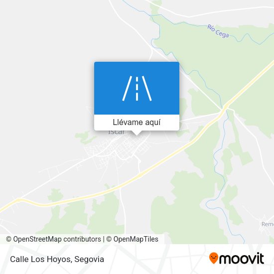 Mapa Calle Los Hoyos
