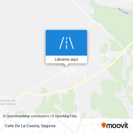 Mapa Calle De La Cuesta