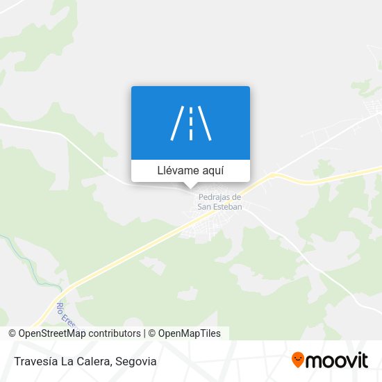 Mapa Travesía La Calera