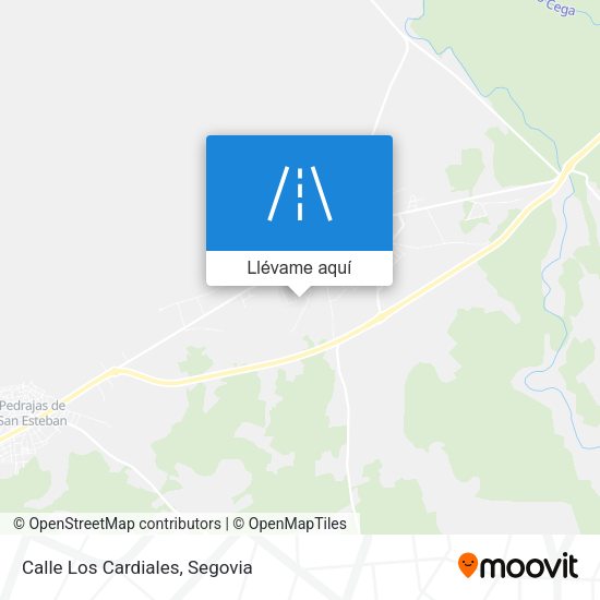Mapa Calle Los Cardiales