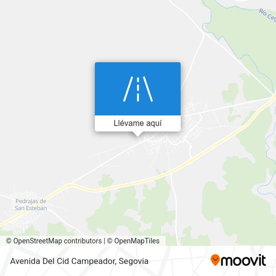 Mapa Avenida Del Cid Campeador