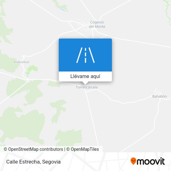 Mapa Calle Estrecha