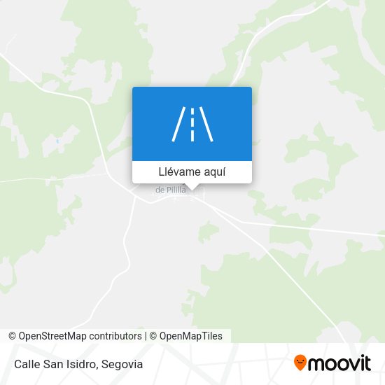 Mapa Calle San Isidro