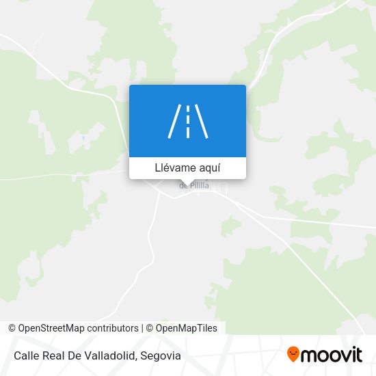 Mapa Calle Real De Valladolid
