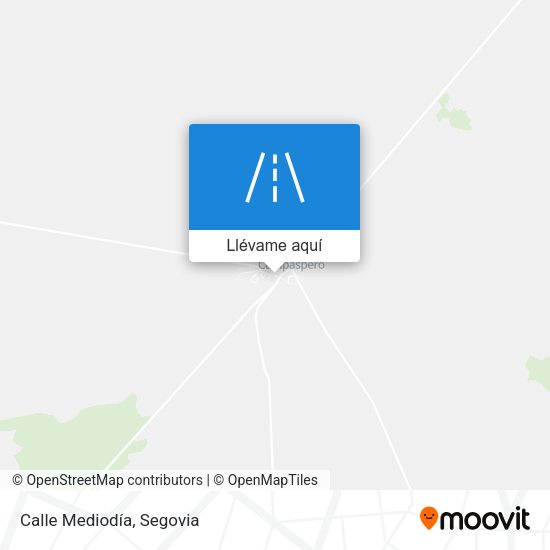 Mapa Calle Mediodía