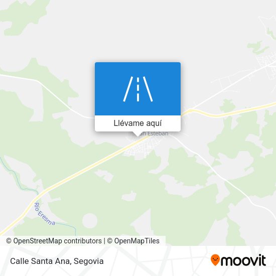 Mapa Calle Santa Ana