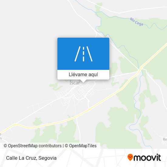Mapa Calle La Cruz