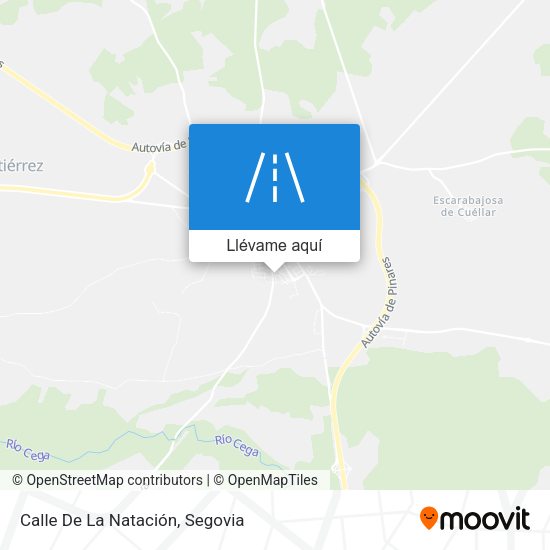 Mapa Calle De La Natación