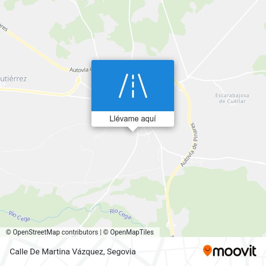 Mapa Calle De Martina Vázquez