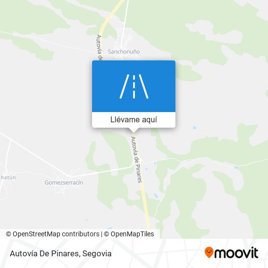 Mapa Autovía De Pinares
