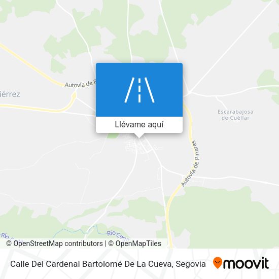 Mapa Calle Del Cardenal Bartolomé De La Cueva