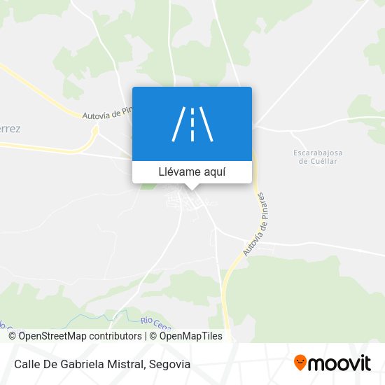 Mapa Calle De Gabriela Mistral
