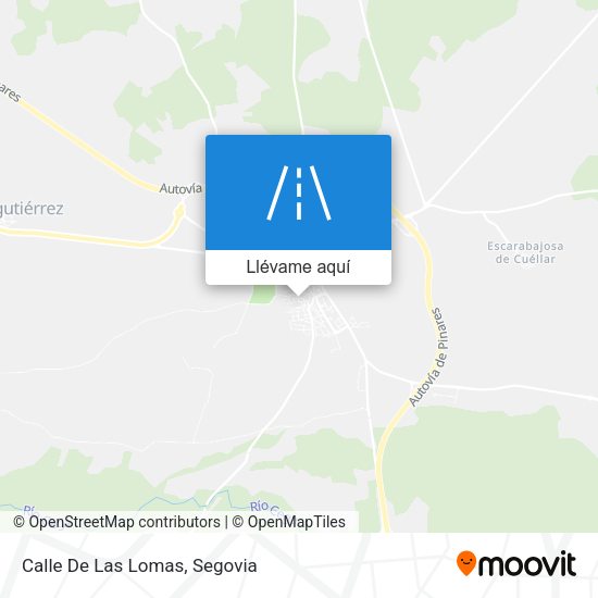 Mapa Calle De Las Lomas