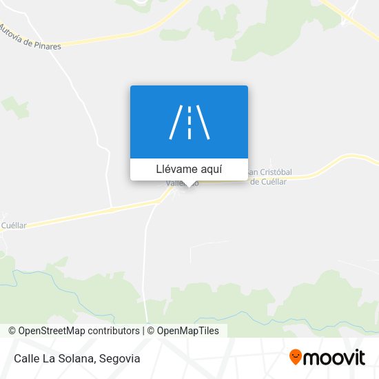 Mapa Calle La Solana