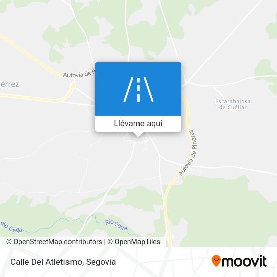 Mapa Calle Del Atletismo