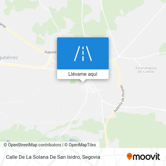 Mapa Calle De La Solana De San Isidro