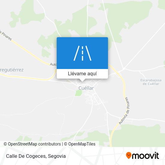 Mapa Calle De Cogeces