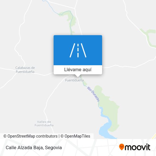Mapa Calle Alzada Baja