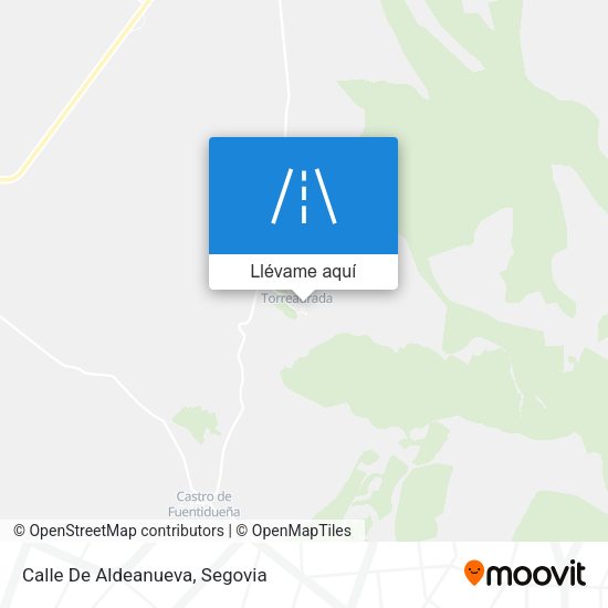 Mapa Calle De Aldeanueva