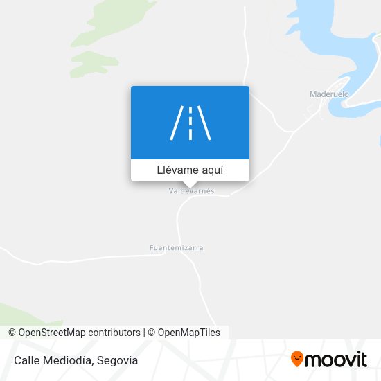 Mapa Calle Mediodía