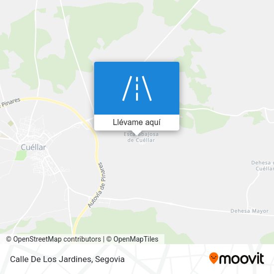 Mapa Calle De Los Jardines
