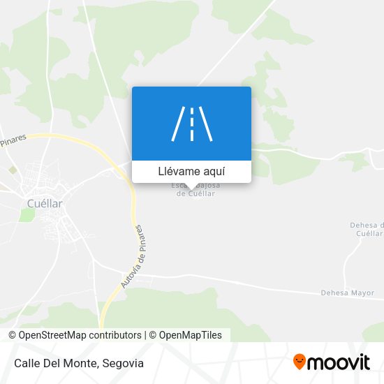 Mapa Calle Del Monte