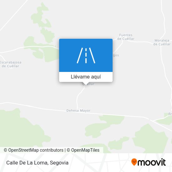 Mapa Calle De La Loma