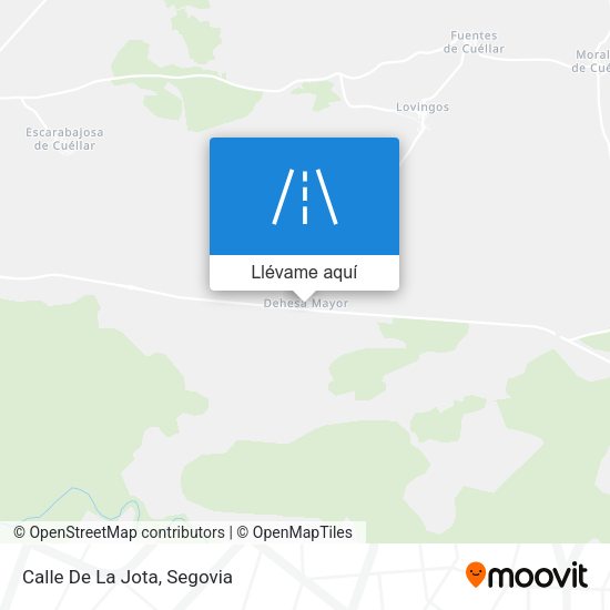 Mapa Calle De La Jota