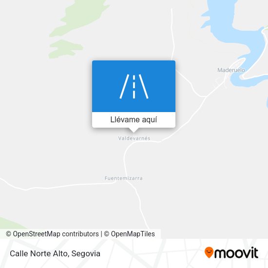 Mapa Calle Norte Alto