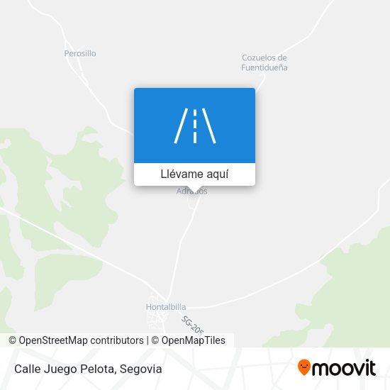 Mapa Calle Juego Pelota