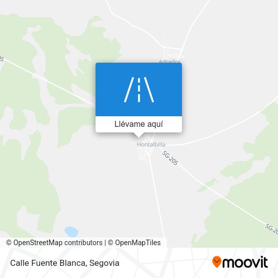 Mapa Calle Fuente Blanca