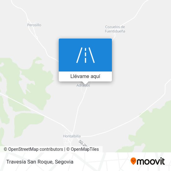 Mapa Travesía San Roque