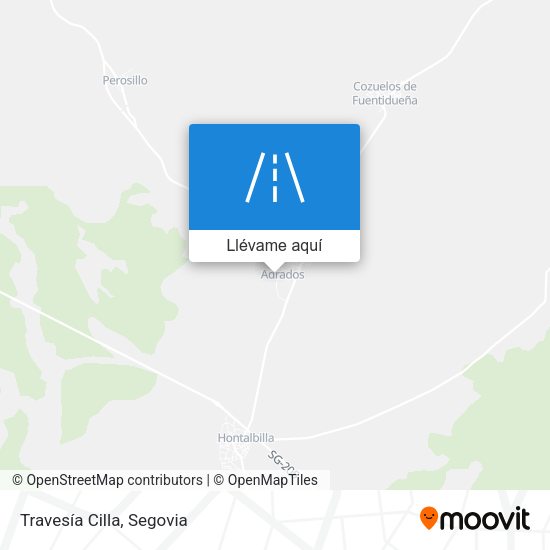 Mapa Travesía Cilla