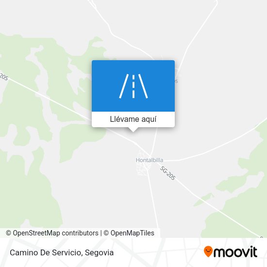 Mapa Camino De Servicio