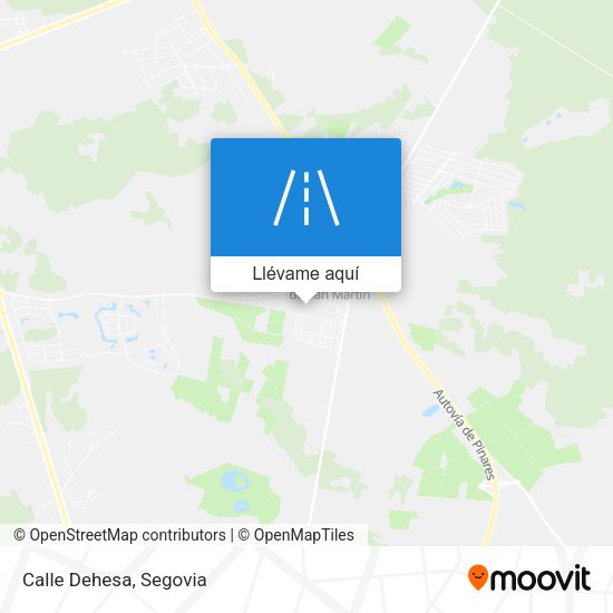 Mapa Calle Dehesa