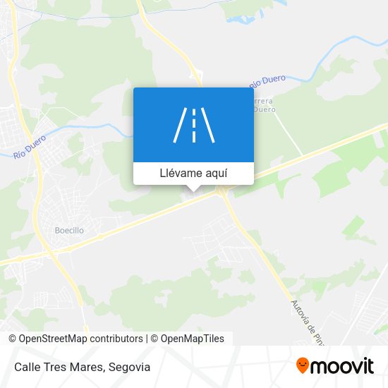 Mapa Calle Tres Mares