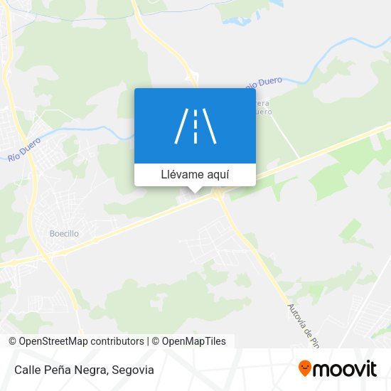Mapa Calle Peña Negra