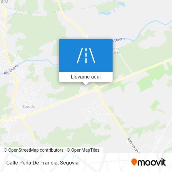 Mapa Calle Peña De Francia