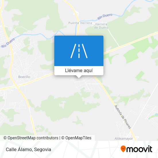 Mapa Calle Álamo