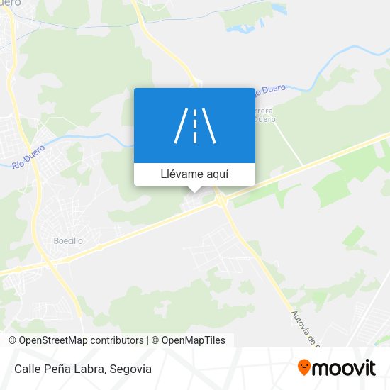 Mapa Calle Peña Labra