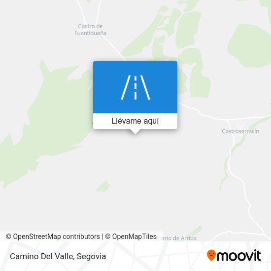 Mapa Camino Del Valle